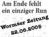 Wormser Zeitung 22.06.2005